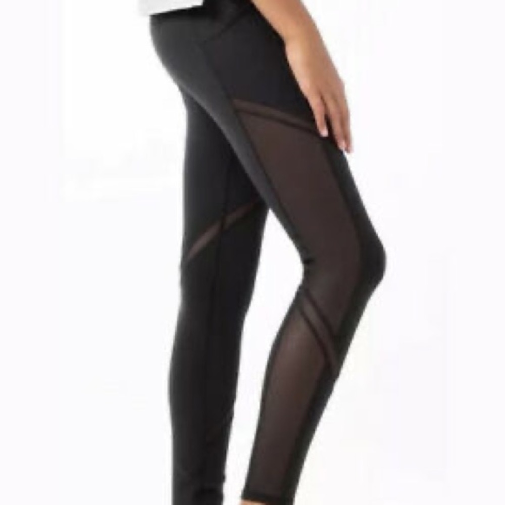 ivivva by lululemon black mesh leggings